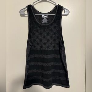 Americana heather gray tank top